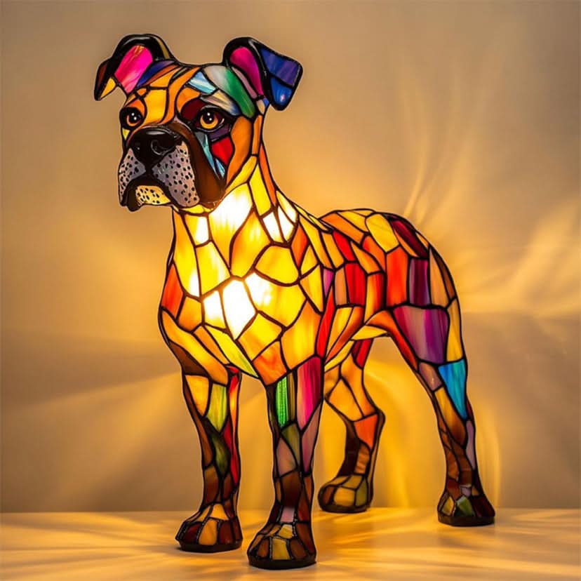 Nachtlampe als Hundefigur – warmweißes Licht, über USB betrieben – Bild 4