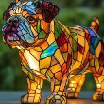 Nachtlampe als Hundefigur – warmweißes Licht, über USB betrieben – Bild 6