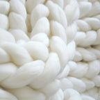 Chunky Knit Blanket with Thick Loops – Made of Soft Chenille Yarn – Image 5
