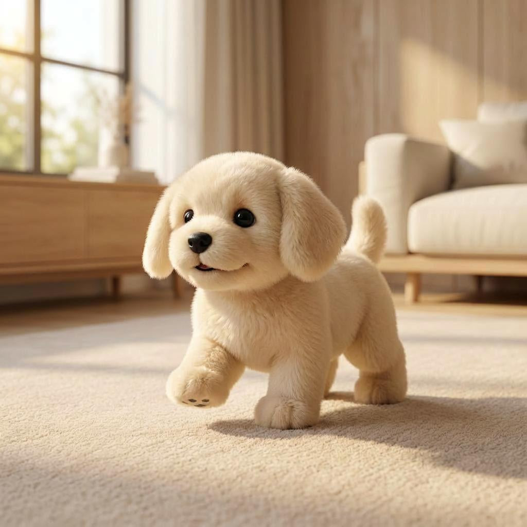Plüschhund, der läuft und bellt – reagiert auf Berührung – Bild 5