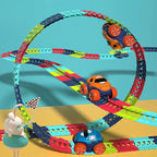 Flexible Race Car Track with Loop – Snap It Together Any Way You Like – Image 1