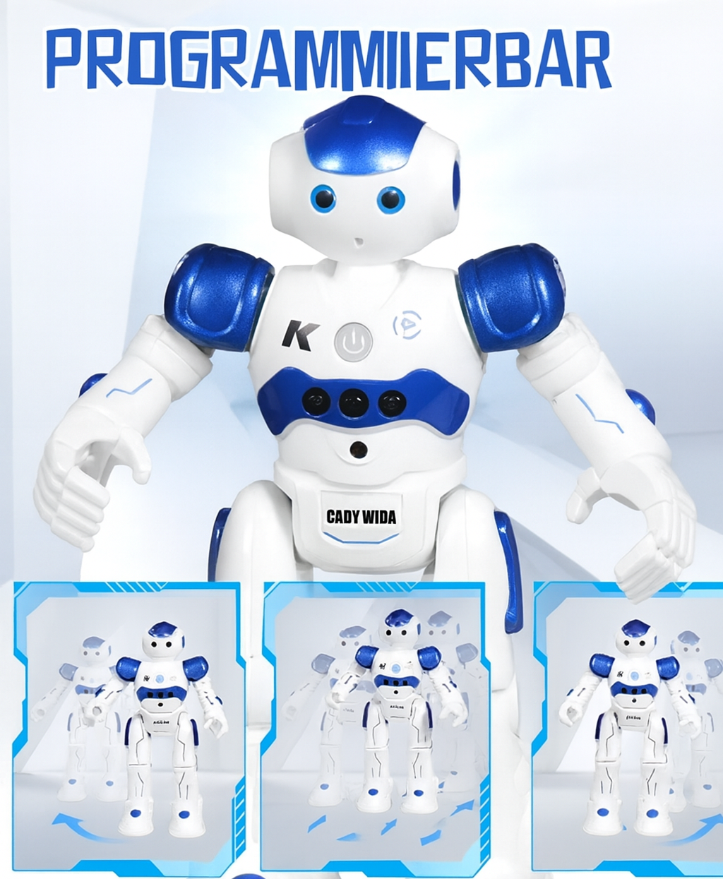 Ferngesteuerter Roboter – reagiert auf Bewegung und lässt sich programmieren – Bild 5