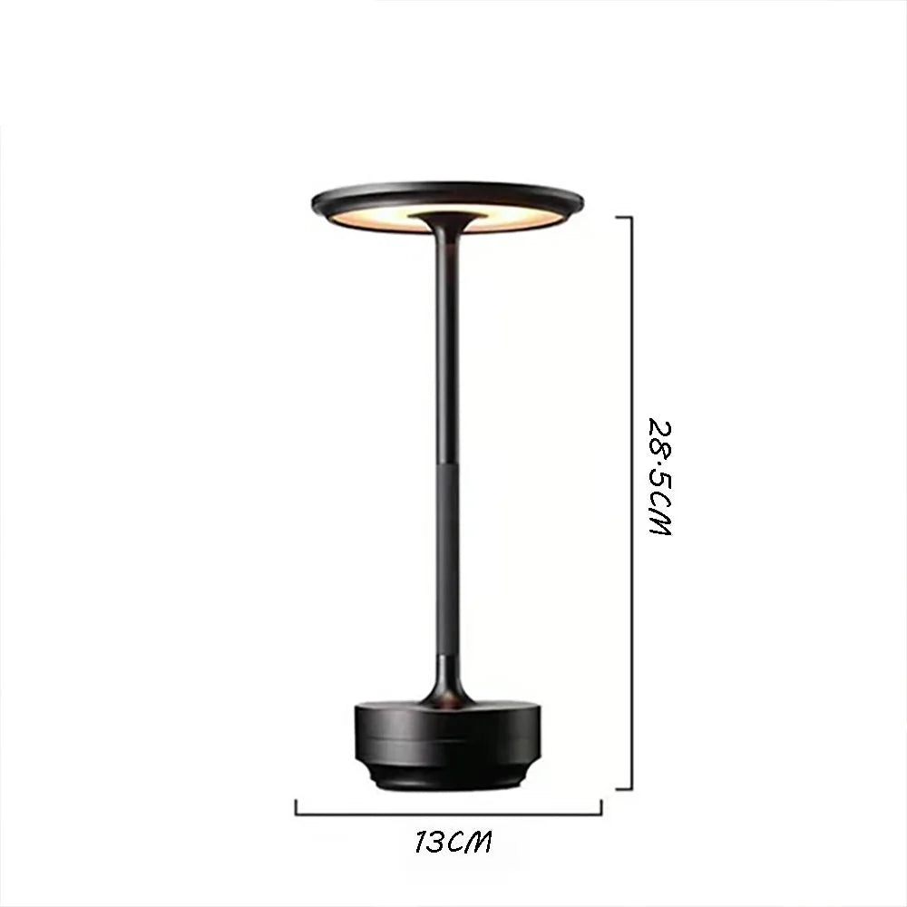 Akku-Tischlampe mit Touchdimmer – kabellos, aus Aluminium – Bild 10