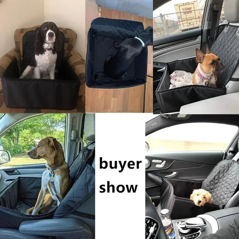 Autositzkorb für kleine Hunde – aus Oxford-Gewebe, abwaschbar – Bild 4
