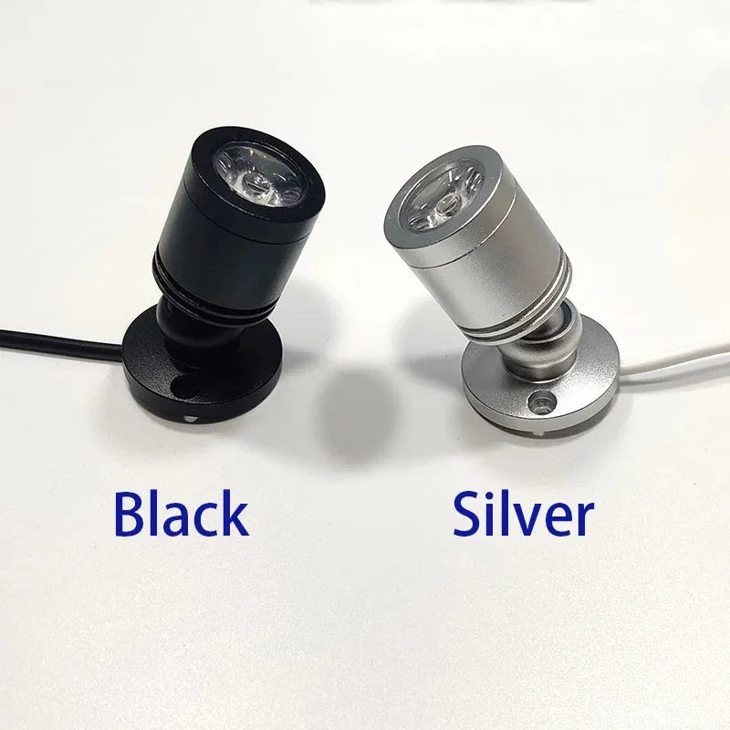 Mini-LED-Spot für Vitrinen – USB-betrieben, ohne Bohren montiert – Bild 2