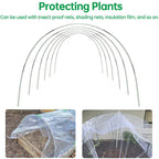 Fiberglass Garden Hoops with Connectors – Build a Tunnel to Your Bed Size – Image 6