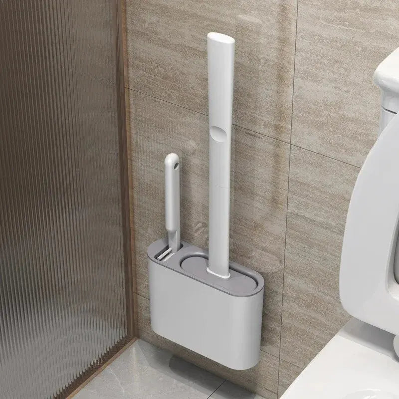 WC-Bürste aus Silikon mit belüfteter Halterung – tropft nicht nach – Bild 1