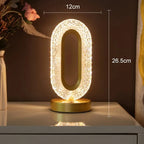 Crystal Night Light with Engraved Design – Dimmable, Three Light Colors – Image 4