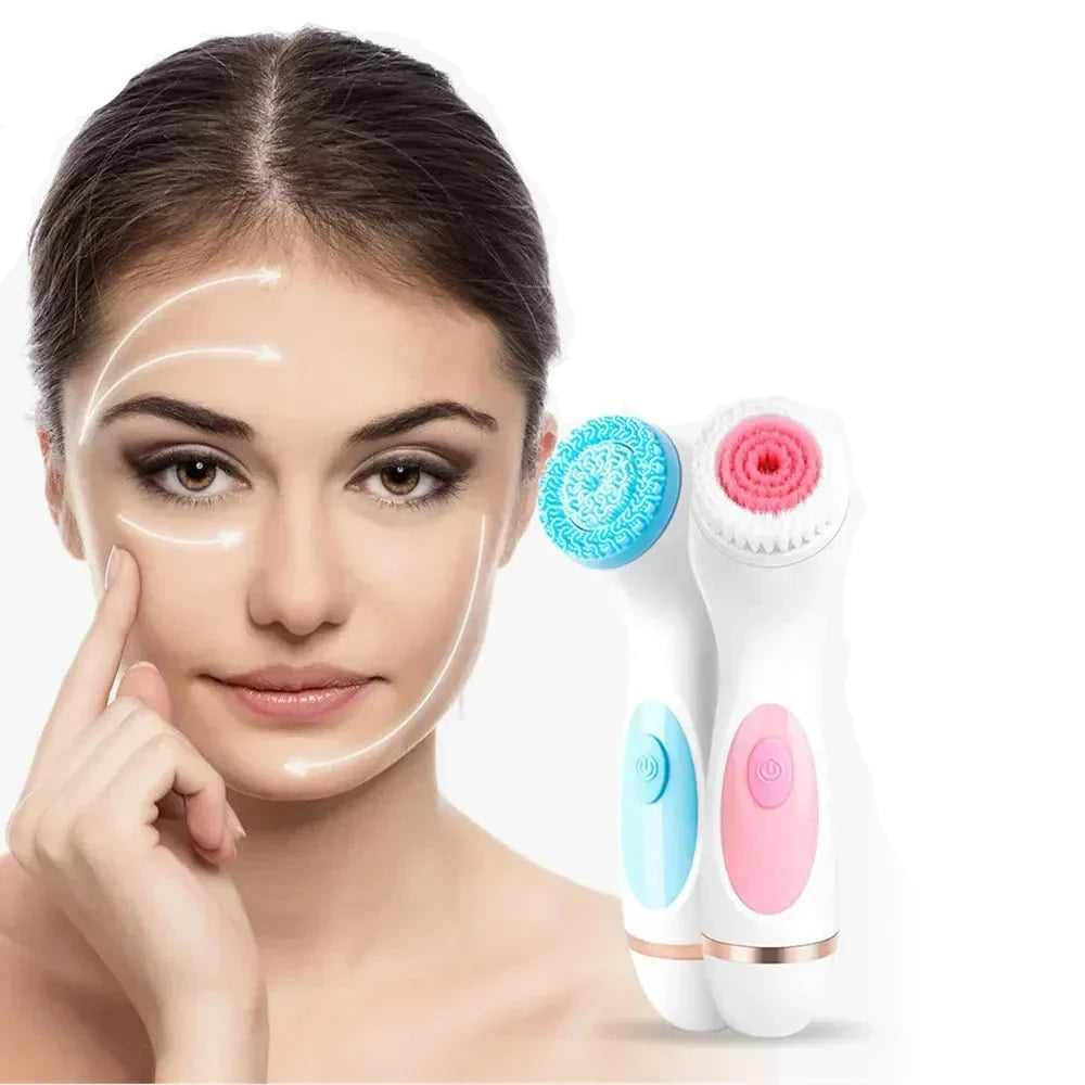 Reinigungsbürste fürs Gesicht mit Schallvibration – wasserdicht – Bild 5