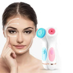 Sonic Facial Cleansing Brush Made of Silicone – Waterproof and Rechargeable – Image 5