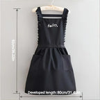 Waterproof Floral Apron with Flared Cut – Room to Bend and Kneel – Image 8