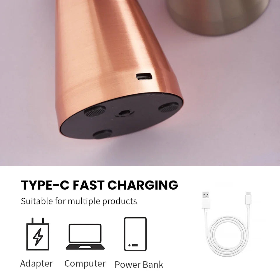Pilzlampe aus Metall mit Akku – Touch-Dimmer, drei Lichtfarben – Bild 4