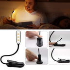 Clip-On Reading Light with Gooseneck – Nine Settings Across Three Light Colors – Image 2