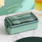 Two-Tier Bento Box with Compartments – Keeps Hot and Cold Food Apart – Image 6