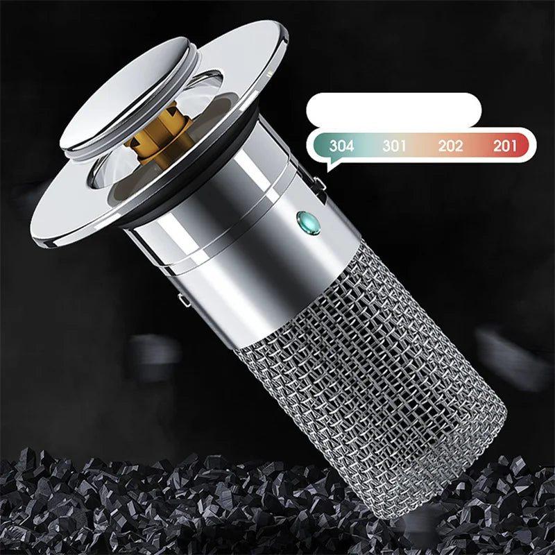 Stainless Steel Drain Stopper – Doubles as a Hair Catcher – Image 7
