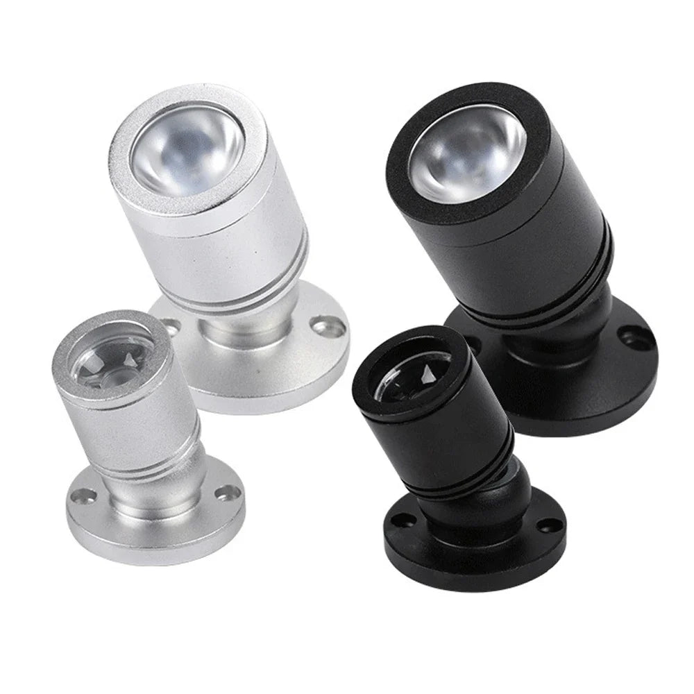 Mini-LED-Spot für Vitrinen – USB-betrieben, ohne Bohren montiert – Bild 1