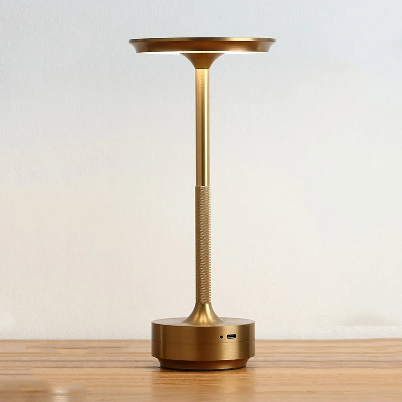 Akku-Tischlampe mit Touchdimmer – kabellos, aus Aluminium – Bild 9