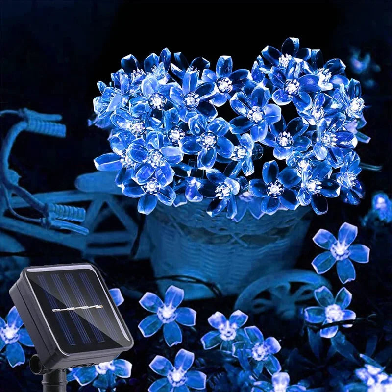 Solar-Lichterkette mit Kugellämpchen – vier Längen, sechs Farben – Bild 1
