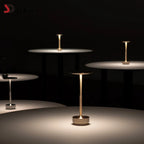 Cordless Table Lamp in Aluminum with Touch Dimmer – Goes Where There Is No Outlet – Image 5