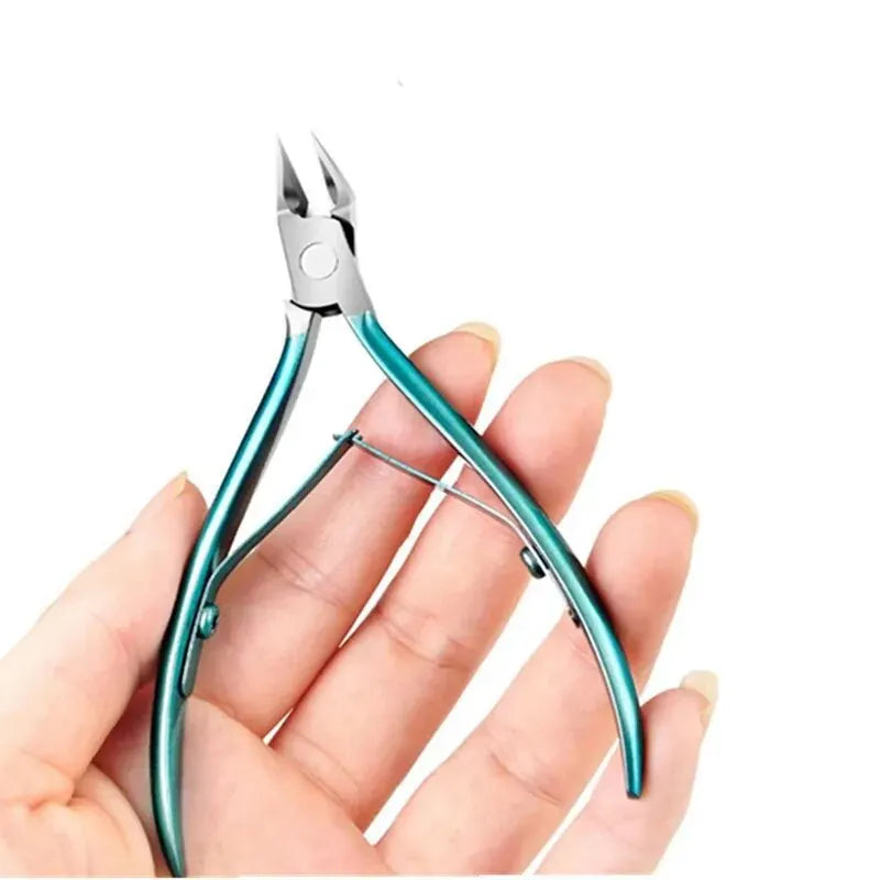 Nagelzange aus Edelstahl – gebogene Klinge für harte Zehennägel – Bild 1