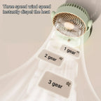 Oscillating Desk Fan with Rechargeable Battery – Three Speeds, Cordless – Image 3