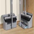 Kehrset mit Besen, Bürste und stehender Schaufel – langer Griff – Bild 6