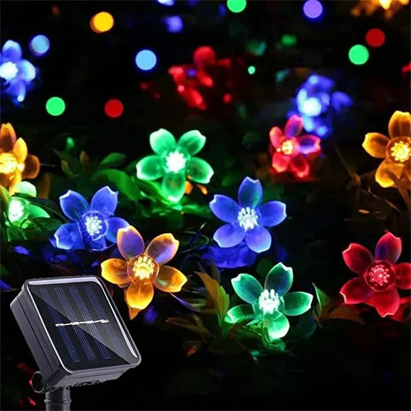 Solar-Lichterkette mit Kugellämpchen – vier Längen, sechs Farben – Bild 10