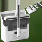 Broom Set with Brush and Upright Dustpan – Long Handles, No Bending – Image 2