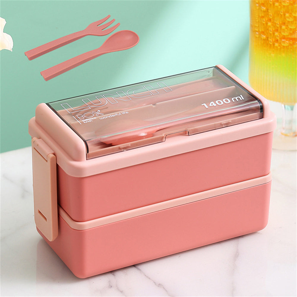 Bento-Box mit zwei Etagen – hält warm und kalt getrennt – Bild 3
