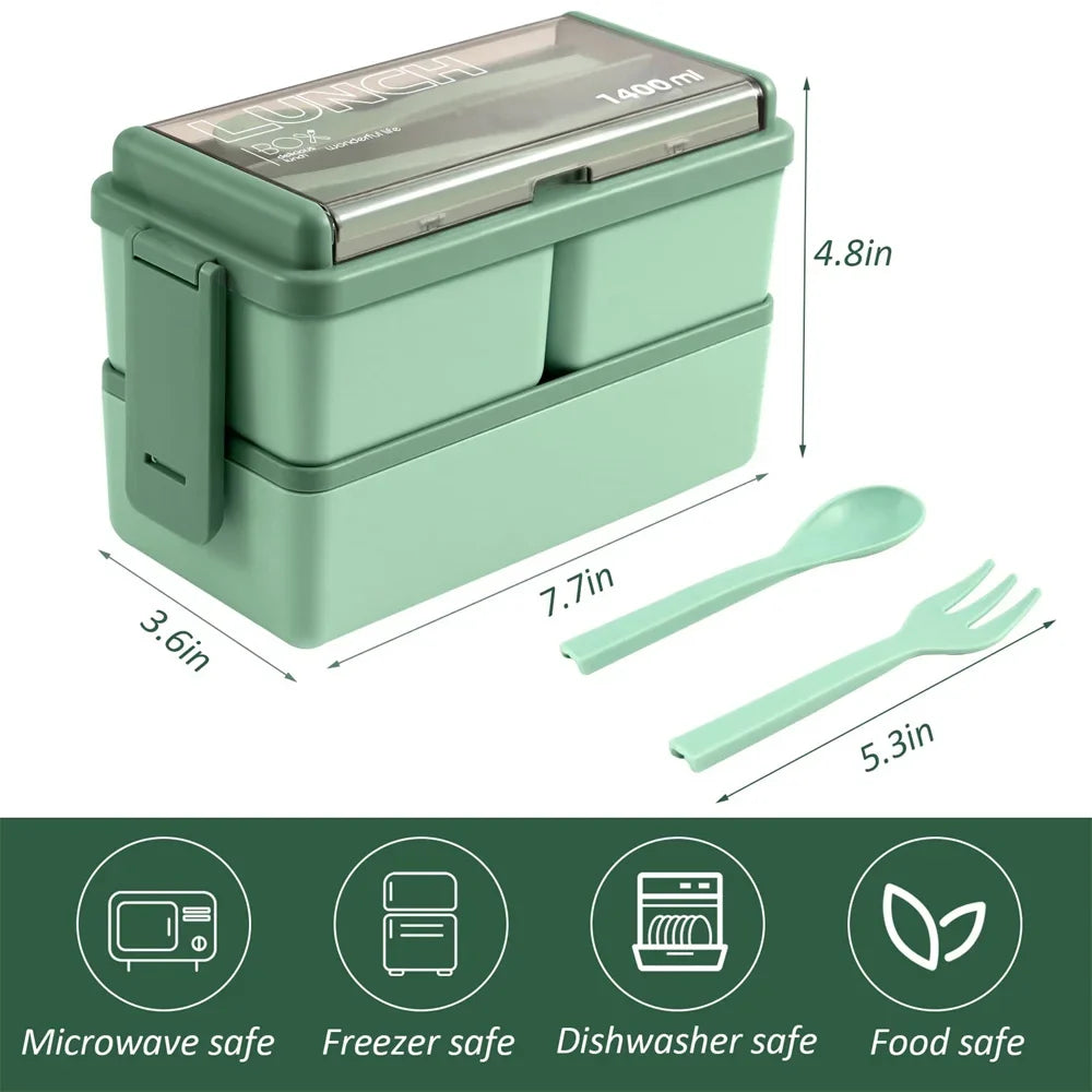 Bento-Box mit zwei Etagen – hält warm und kalt getrennt – Bild 11