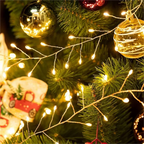 Cluster String Lights on Silver Wire – Bendable, for Indoors and Outdoors – Image 3