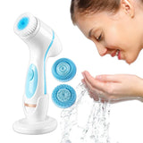 Sonic Facial Cleansing Brush Made of Silicone – Waterproof and Rechargeable