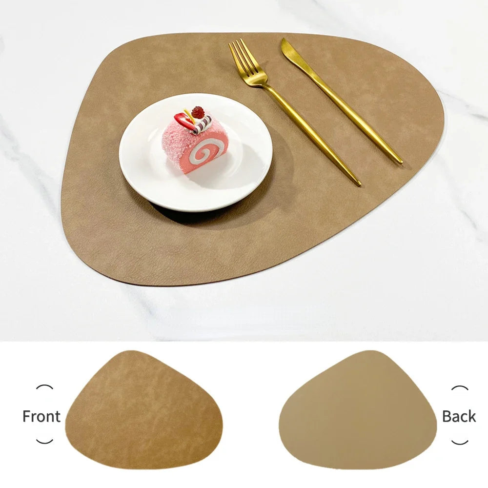 Tischsets in Tropfenform – zweifarbig, beidseitig nutzbar – Bild 8