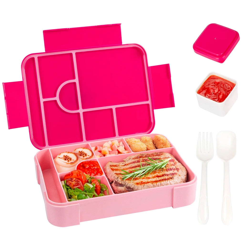Flache Bento-Box mit sieben Fächern – von fünfzig bis fünfhundert Milliliter – Bild 2