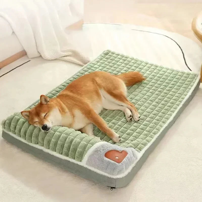 Hundebett mit Memory-Foam-Kern – abnehmbarer Bezug, waschbar – Bild 4