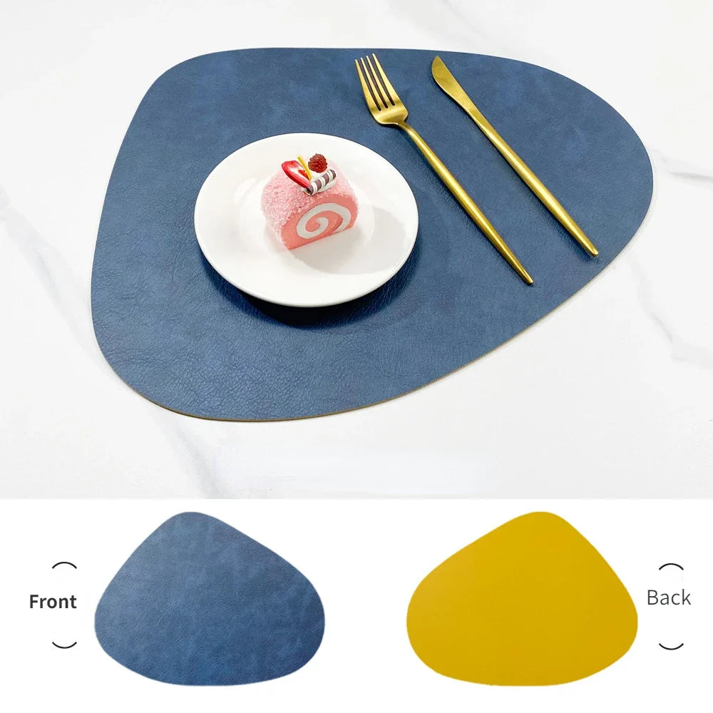 Tischsets in Tropfenform – zweifarbig, beidseitig nutzbar – Bild 9