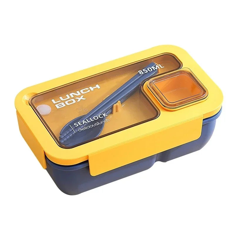 Bento-Box mit Besteck – dicht schließend, für Mikrowelle und Spülmaschine – Bild 4