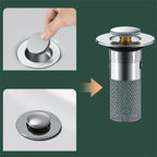 Stainless Steel Drain Stopper – Doubles as a Hair Catcher – Image 3