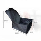 Dog Car Seat Basket in Oxford Fabric – Keeps Small Dogs Steady on the Seat – Image 7