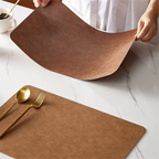 PU Placemats, Reversible – Wipe Clean and Heat-Resistant – Image 1