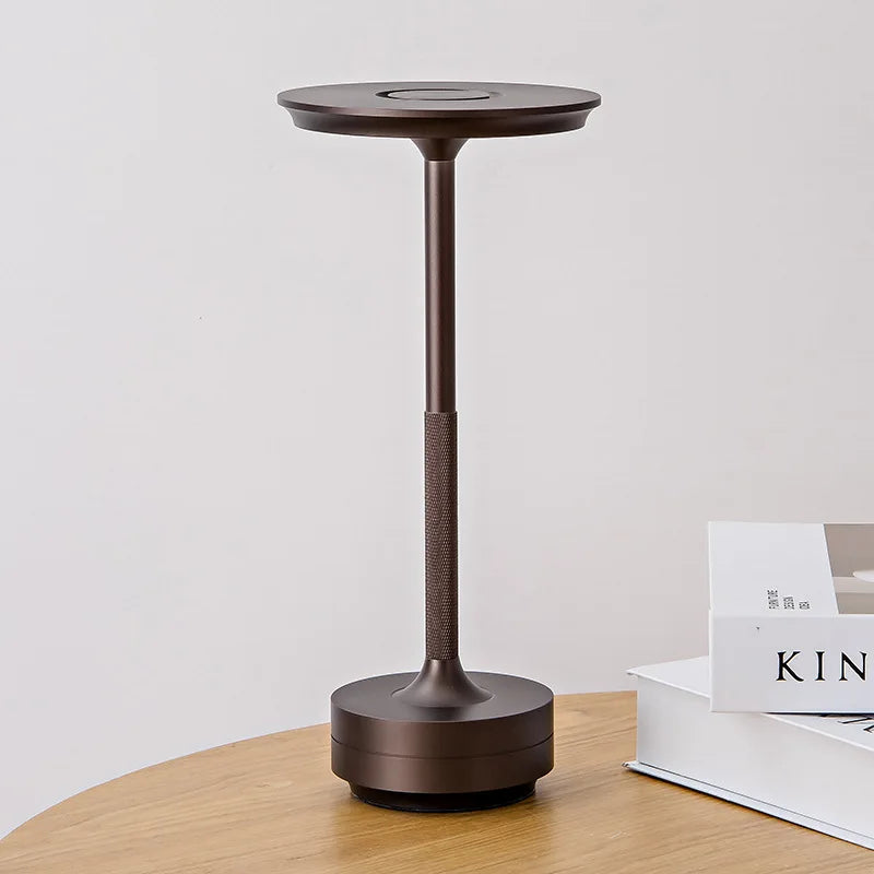 Akku-Tischlampe mit Touchdimmer – kabellos, aus Aluminium – Bild 3