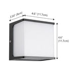 Cube Outdoor Wall Light – Warm White, Weatherproof – Image 6