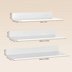 Metal Floating Wall Shelf with Hidden Bracket – Holds 22 lb – Image 4