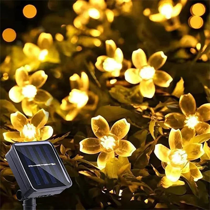 Solar-Lichterkette mit Kugellämpchen – vier Längen, sechs Farben – Bild 3
