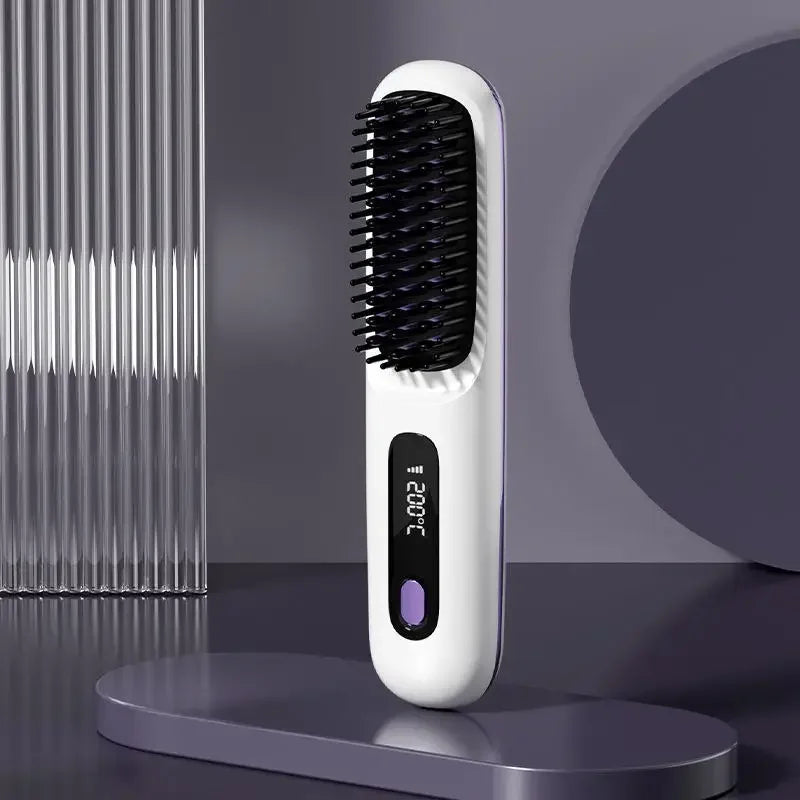 Kabelloses Glätteisen mit Keramikplatten – per USB geladen – Bild 2