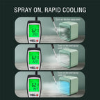 Mini Air Cooler with Water Tank – Fan, Humidifier and Cooler for Your Desk – Image 4