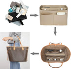 Felt Purse Organizer Insert with 15 Pockets – Keys Stay on Top – Image 2