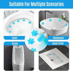 Flower-Shaped Toilet Gel Stamp with Applicator – Sticks to the Bowl, No Basket – Image 9