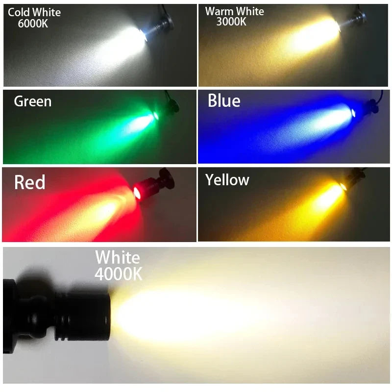 Mini-LED-Spot für Vitrinen – USB-betrieben, ohne Bohren montiert – Bild 5