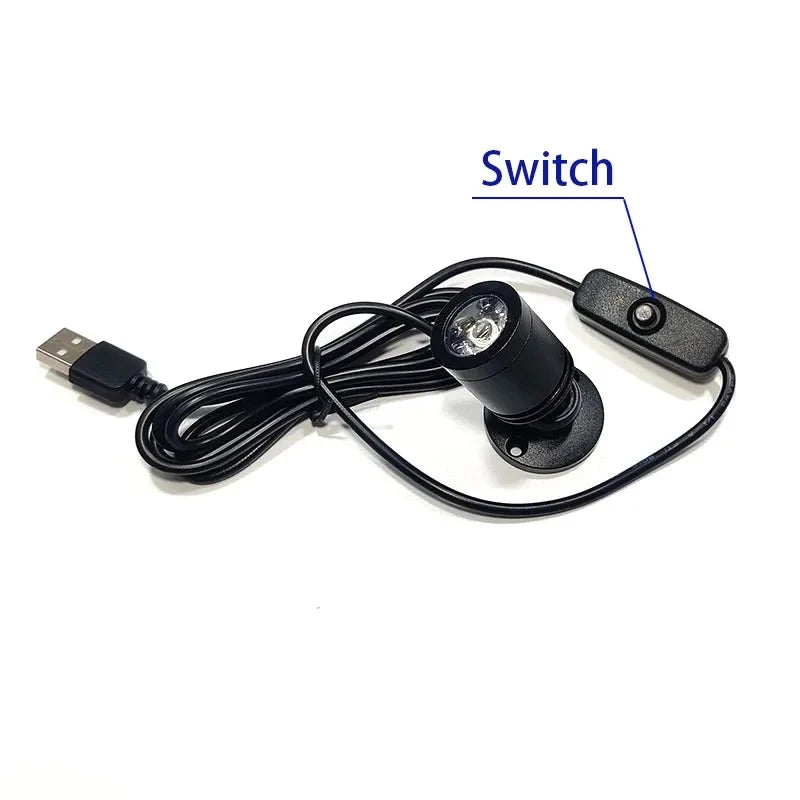 Mini-LED-Spot für Vitrinen – USB-betrieben, ohne Bohren montiert – Bild 3